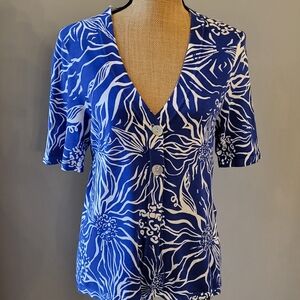 Chicos NWT Rayon short sleeve cardigan in Skipperwhite size 1